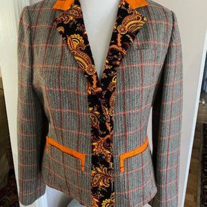 HARVE' BENARD TWEED JACKET - SIZE 12